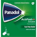 Panadol ActiFast Soluble Tablets (12)