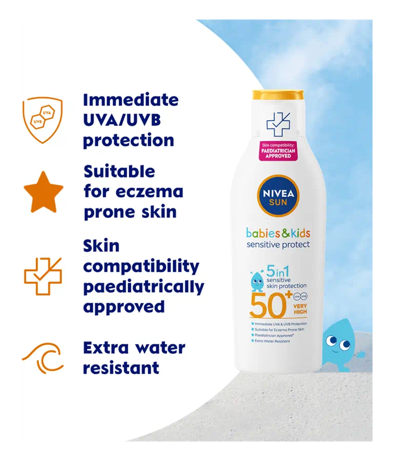 Nivea Sun Babies & Kids Sensitive Protect SPF50+ 200ML