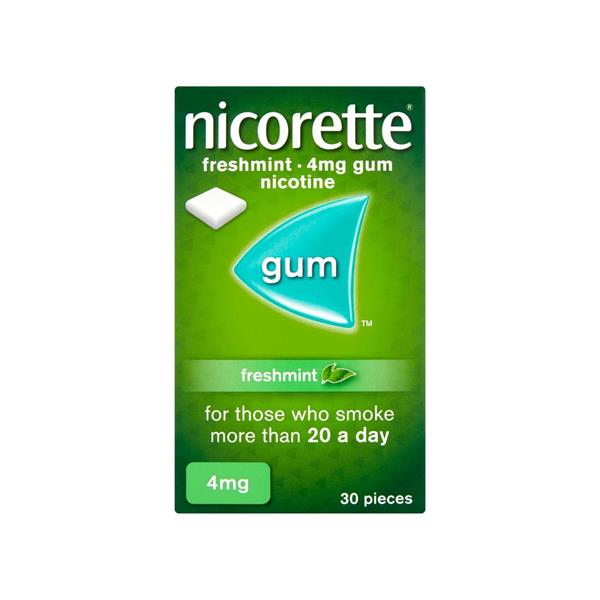 Nicorette Freshmint Chewing Gum 4mg (30)