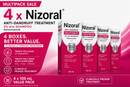Nizoral Dandruff Shampoo 4 Pack - Special Offer