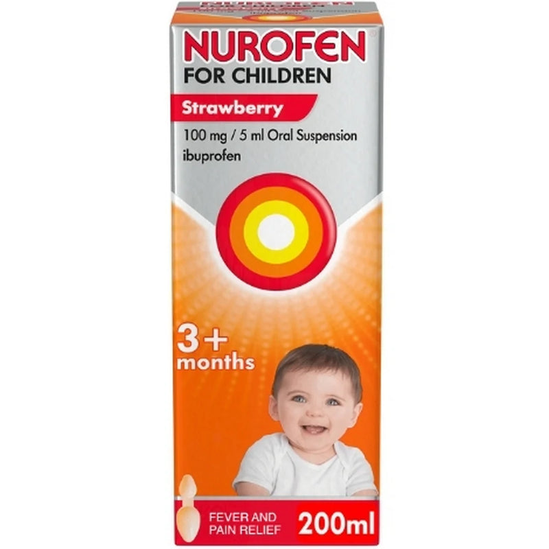 Nurofen For Children 3+Months Strawberry 200ml