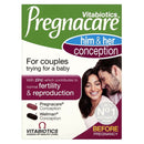 Vitabiotics Pregnacare Him and Her Conception 60 Tablets