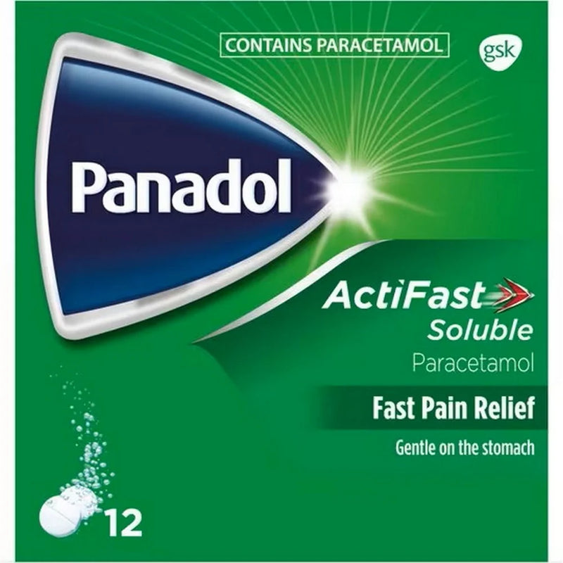 Panadol ActiFast Soluble Tablets (12)