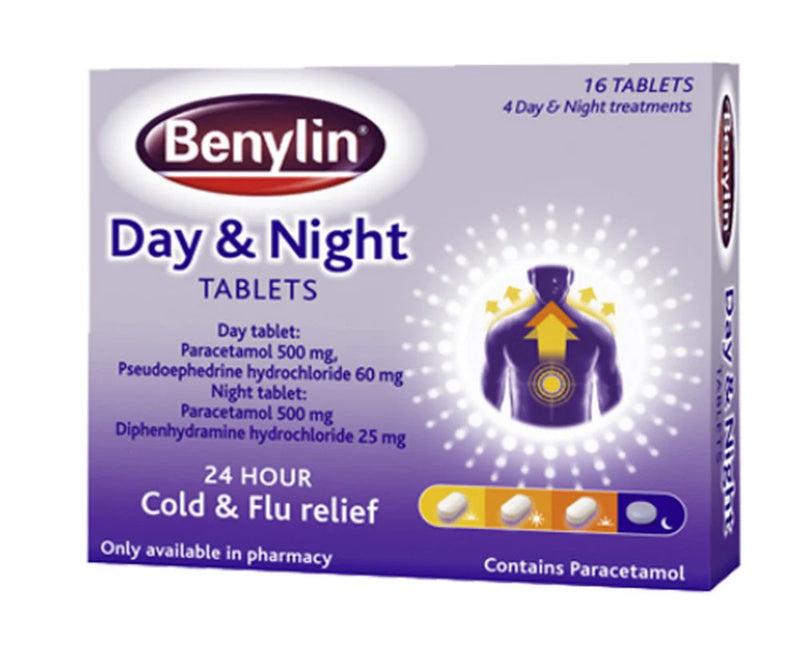 Benylin Day & Night Tablets (16)