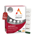 Active Iron Advance - 25mg Non-Constipating Iron - 30 Capsules
