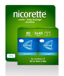 Nicorette Cools 2mg Lozenges 80 Pieces – Icy Mint Support to Help You Quit Smoking
