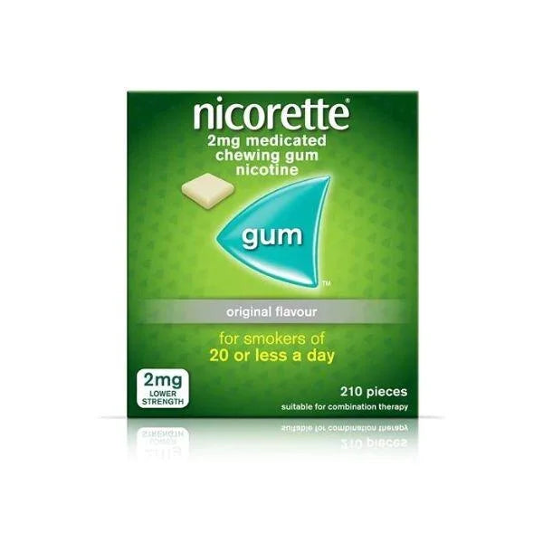 Nicorette 2mg Original Chewing Gum