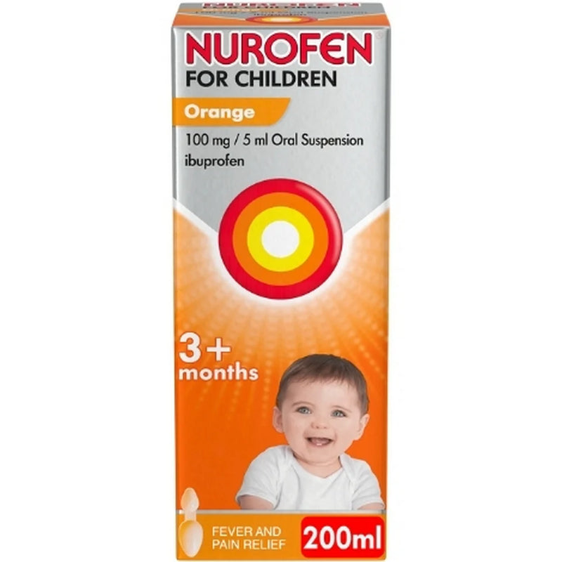 Nurofen For Children 3+Months Orange 200ml