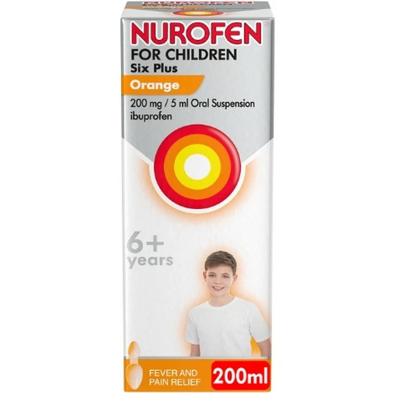 Nurofen For Children Six Plus Orange 200ml