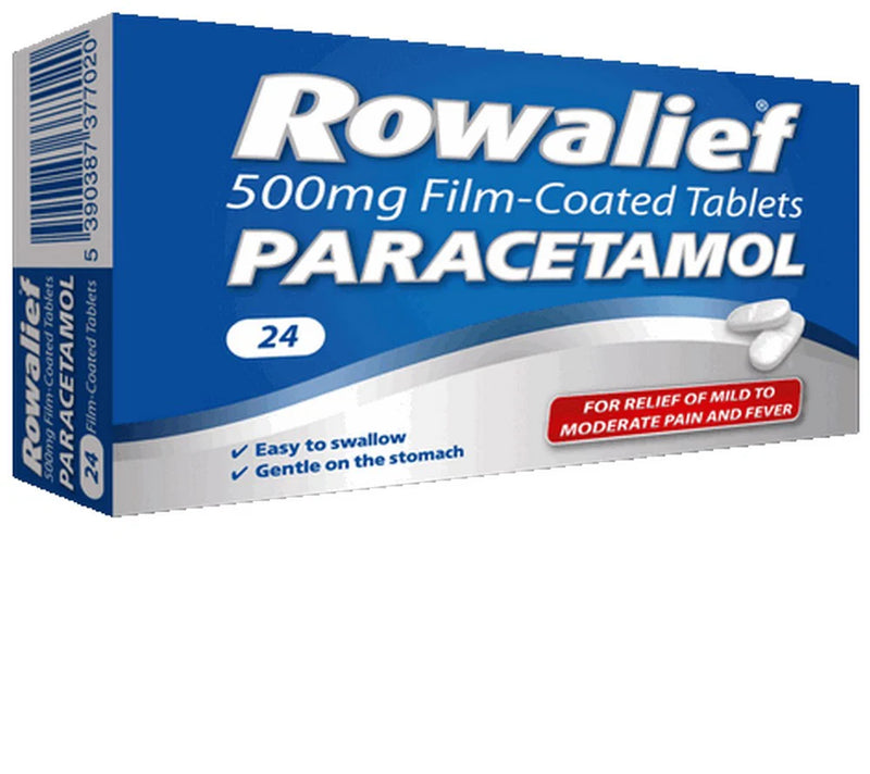 Rowalief 500mg Paracetamol Tablets (24)