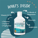 Swedish Nutra Liquid Magnesium 4000mg 500ml