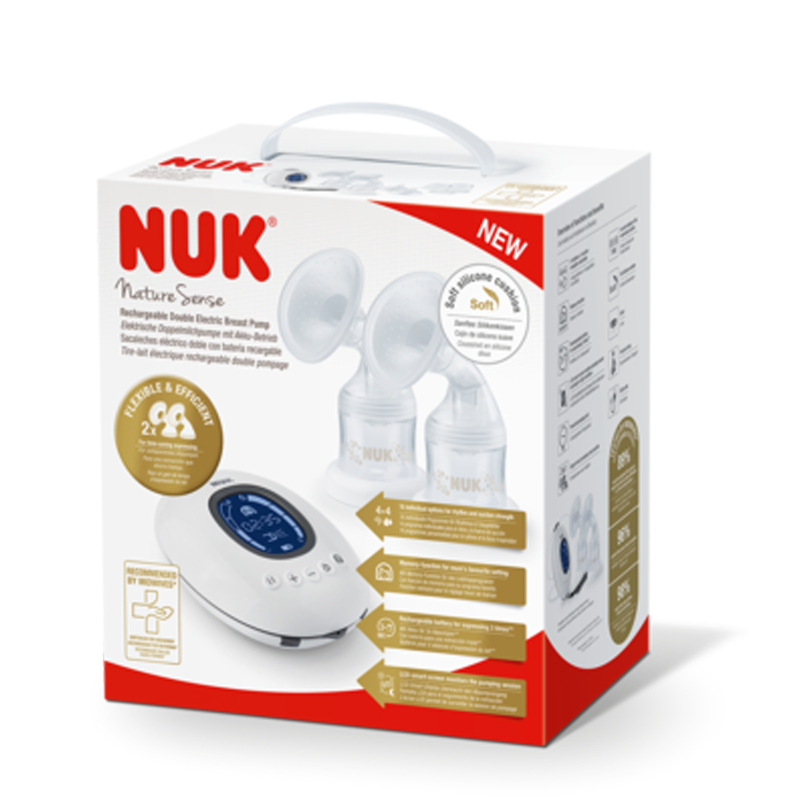 Nuk Nature Sense Rechargeable Double Electric Breast Pump