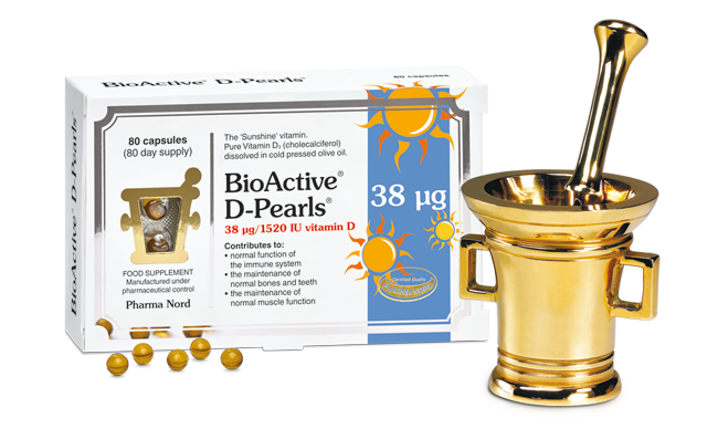 PharmaNord BioActive D-Pearls 38ug-80 Capsules