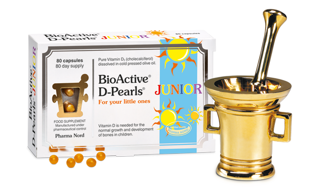 PharmaNord BioActive D-Pearls Junior- 80 Capsules