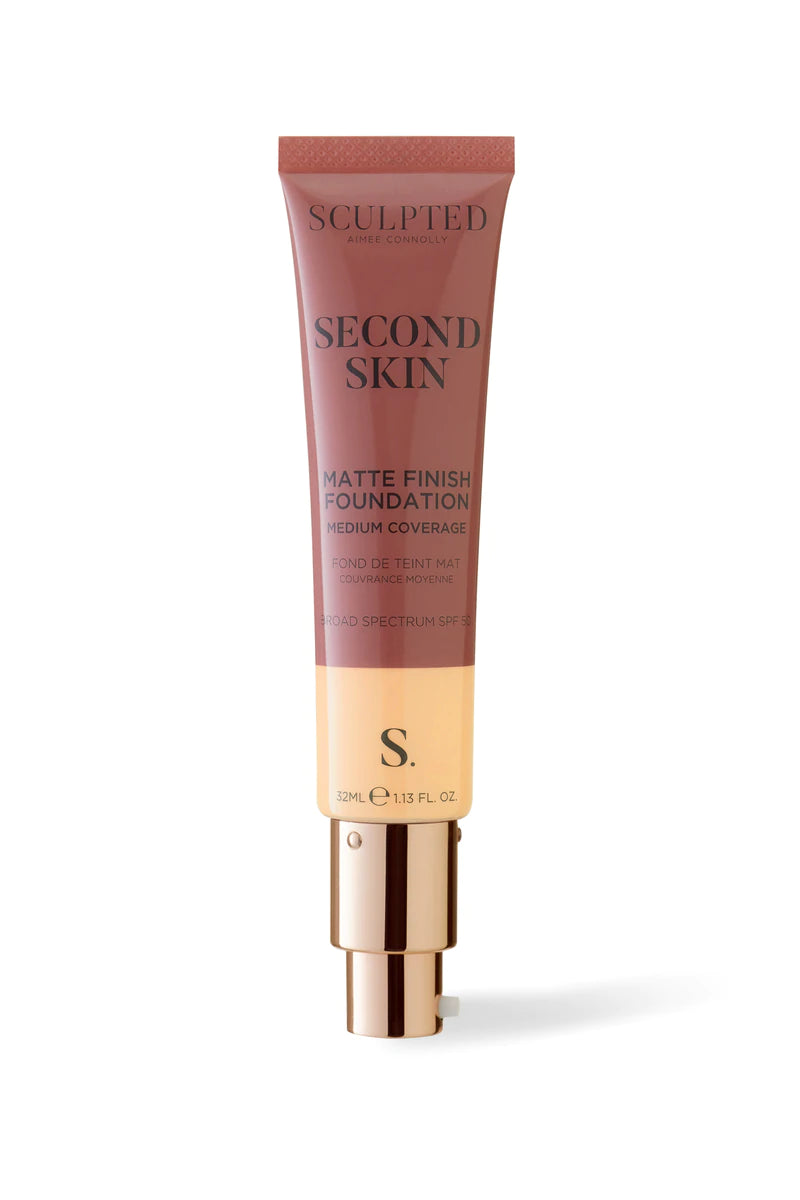 Sculpted By Aimee Second Skin Foundation Matte Finish - Medium 4.0