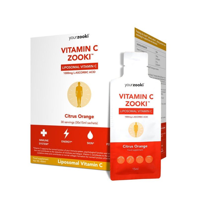 Liposomal Your Zooki Vitamin C 1000mg 30 Servings