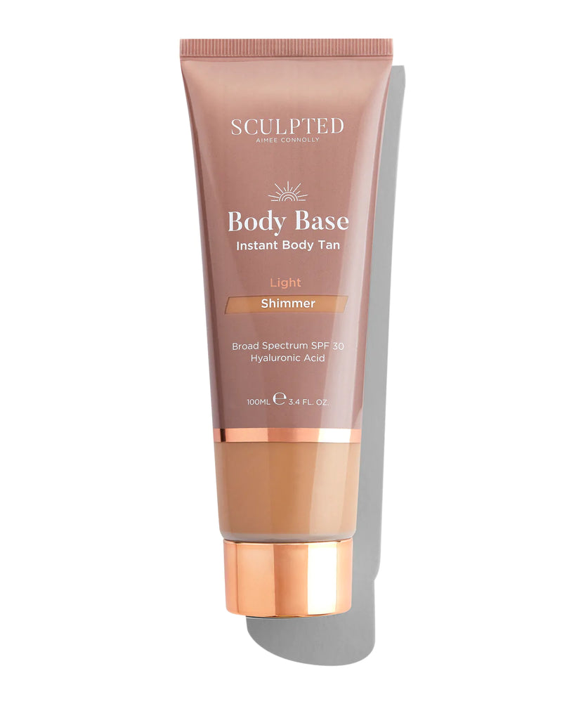 Sculpted By Aimee Body Base Shimmer Instant Tan- Light