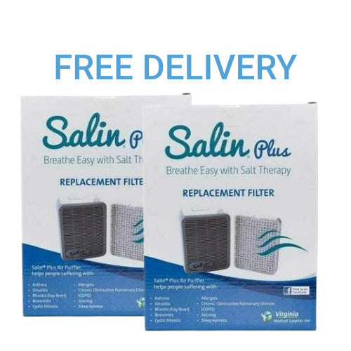 Salin Plus Air Purifier Device Replacement Filters -TWO
