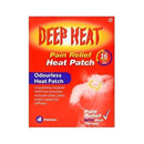 Deep Heat Patches 4 Pack