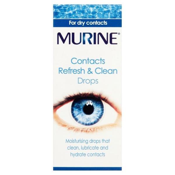 Murine Contacts Refresh & Clean Drops