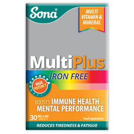 Sona- Multiplus Iron Free Tablets (30)